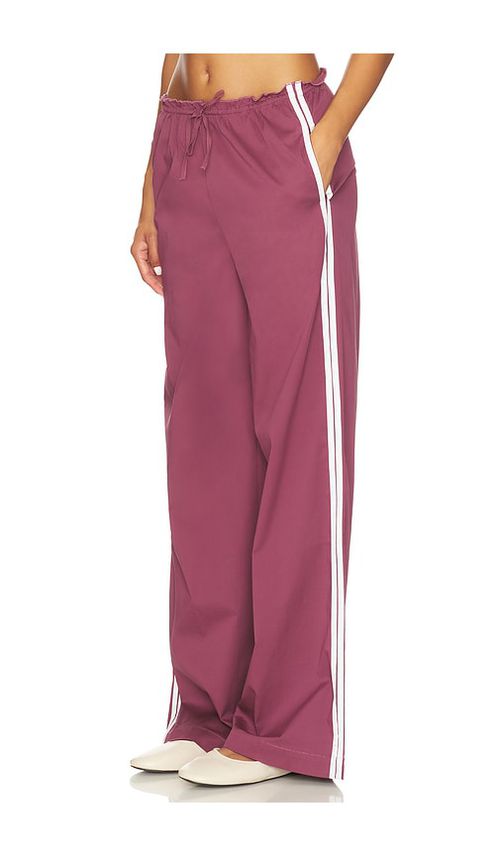 WeWoreWhat Pull On Ruffle Waist Pant in Purple.  S. Also in L