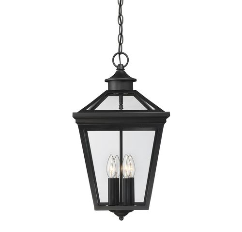 Savoy House Ellijay Steel Hanging Lantern in Black - 5-145-BK