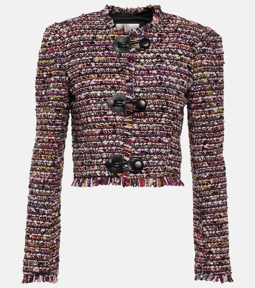 Gradilia cropped wool-blend jacket