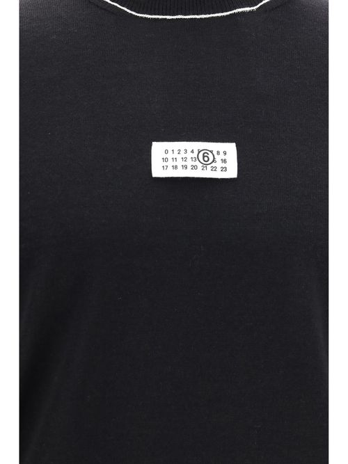 Merino Wool Turtleneck Sweater — Black