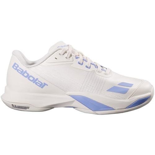 Babolat Women's Jet Mach 4 All Court Tennis Shoes, Lavender/White (Women's US