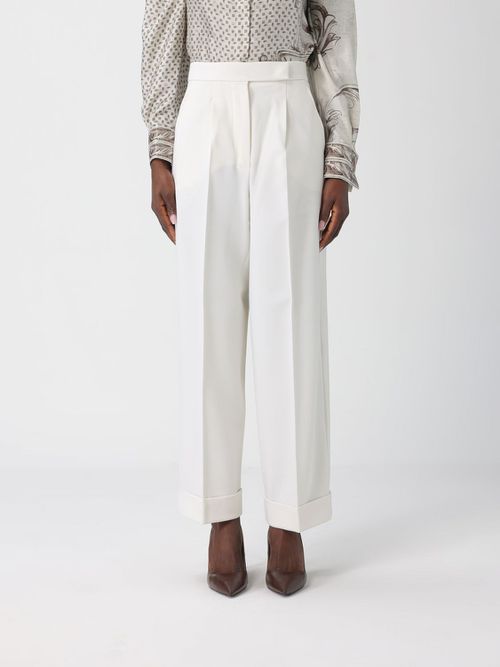 Pants Woman color White