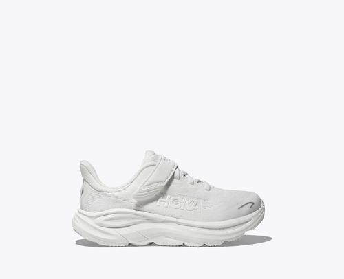 HOKA Clifton 10 Shoes in White/White