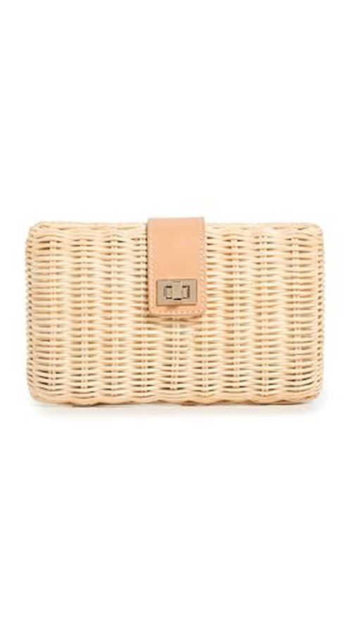 KAYU Women's Lou Clutch, Natural, Tan, One Size