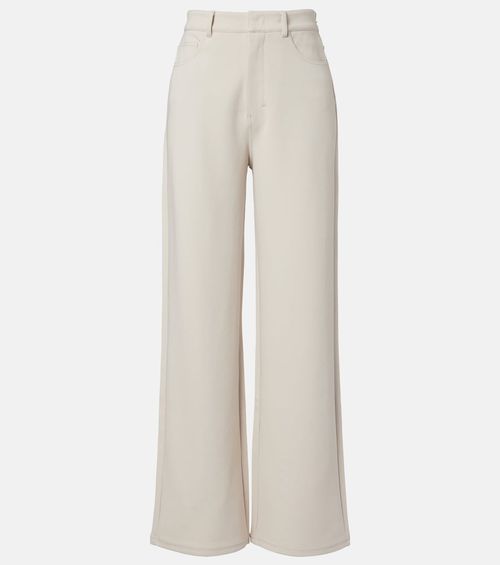 Brioso cotton-blend wide-leg pants