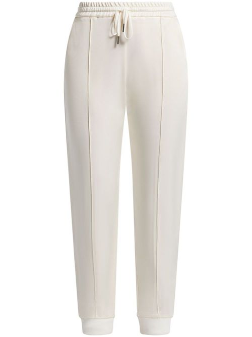 Drawstring track pants - White