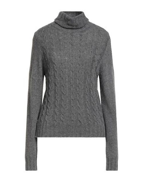 Woman Turtleneck Grey Size 4 Polyamide, Wool, Viscose, Cashmere