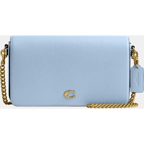 Coach Womens Mila Crossbody Bag With Signature Canvas - Blue Leather - One