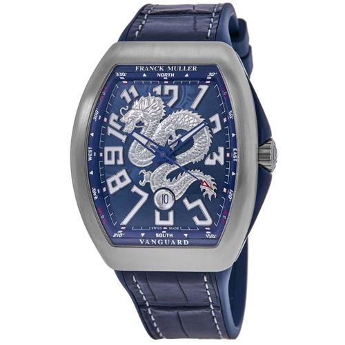 Vanguard Limited Edition Blue Dial Men's Watch V 45 SC DT AC NR DRAGON KING BL