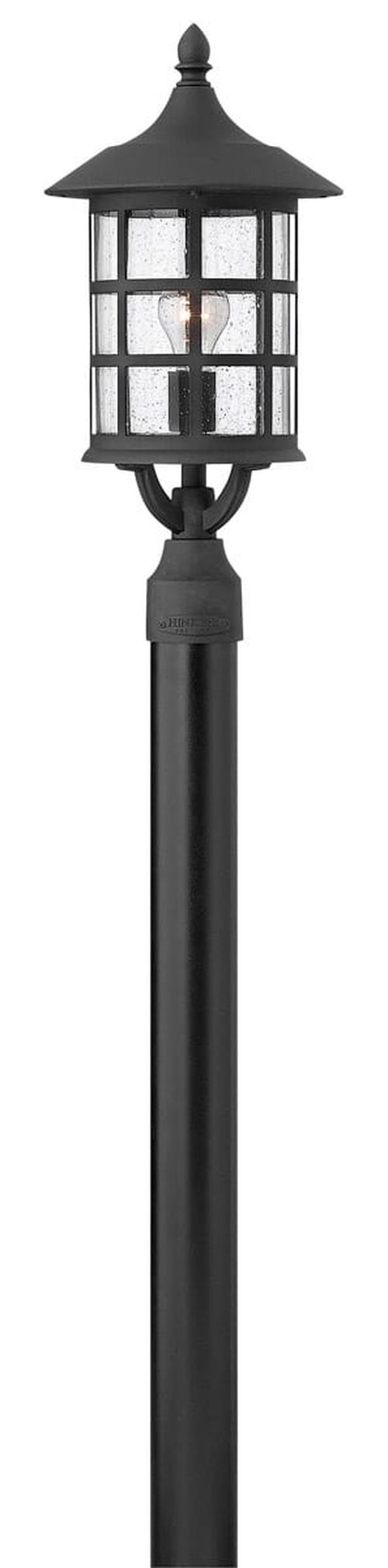 Black LED Post Top Pier Mount from the Freeport Collection