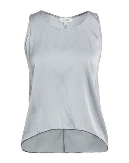 Woman Top Grey Size S Silk, Elastane