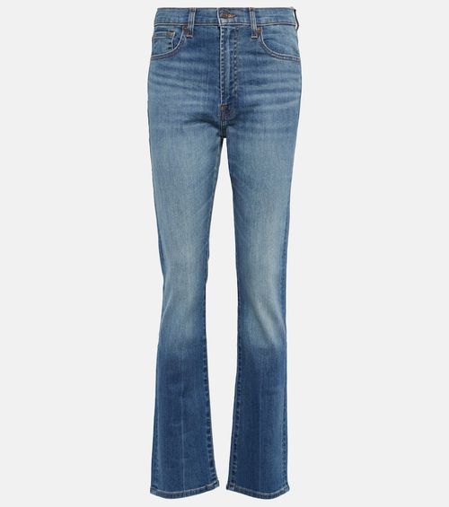 High-rise slim jeans
