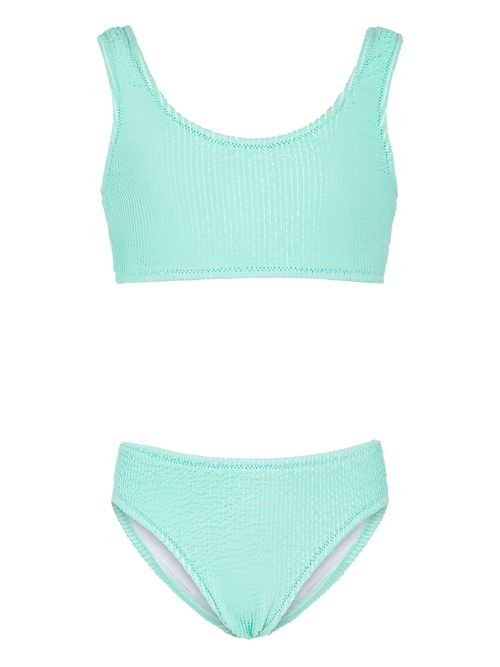 Ribbed bikini - Blue