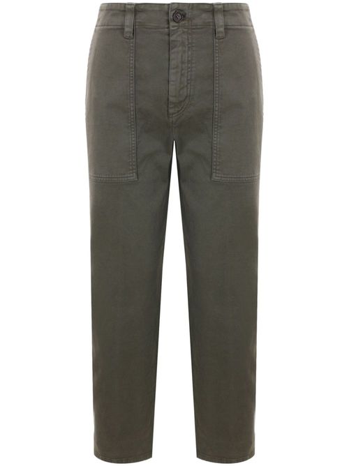 Tapered-leg trousers - Green