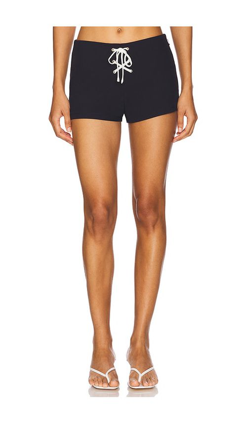 BY.DYLN MIKRO-SHORTS EMMELINE in Navy. Größe XL. Also in L, M