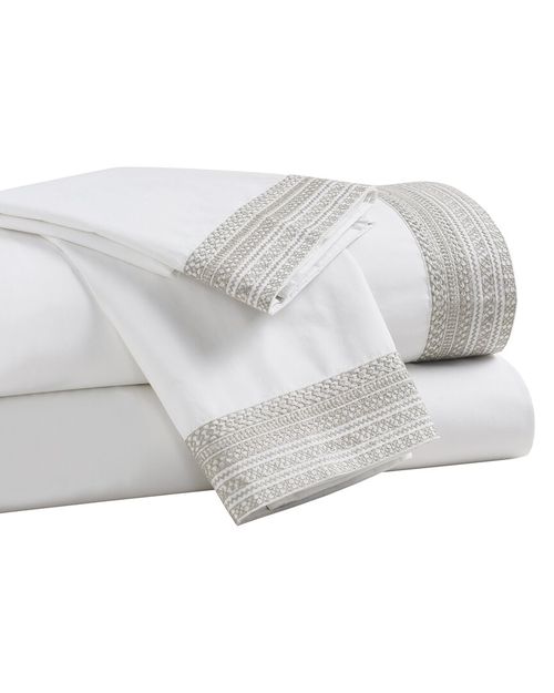 Olivia Cotton Percale 300 Thread Count Sheet Set