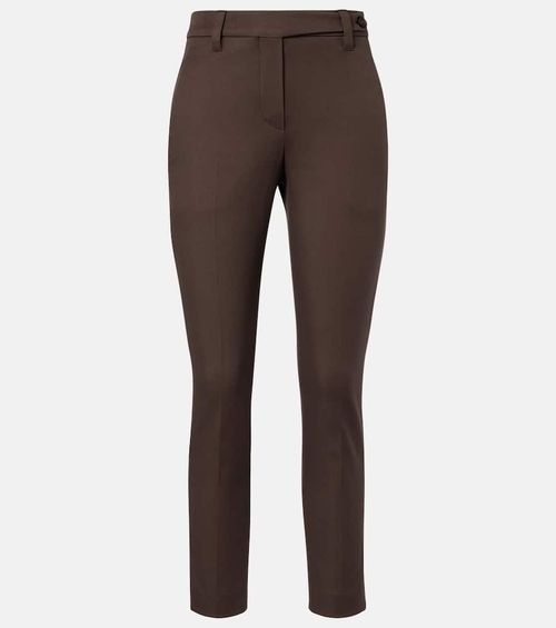 Monili cotton-blend slim pants
