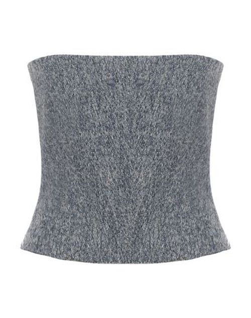 Woman Top Slate blue Size 6 Cotton, Wool, Polyester, Alpaca wool, Polyamide