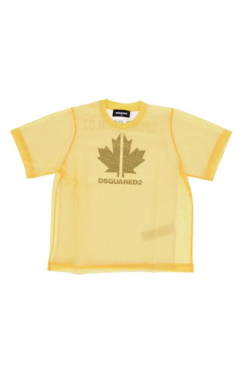 Boys Yellow Relaxed T-Shirt