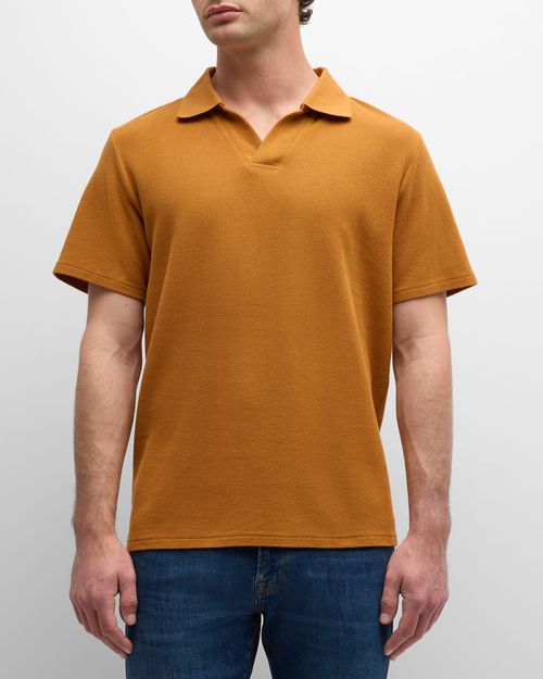 Men's Jacquard Polo Shirt