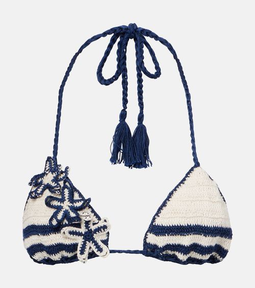 Anna Kosturova Gabrielle crochet cotton bikini top