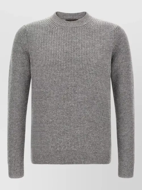 Zanone - crew neck knit sweater soft stretch