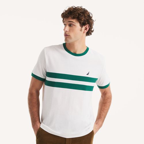 Mens Colorblock Crewneck T-Shirt