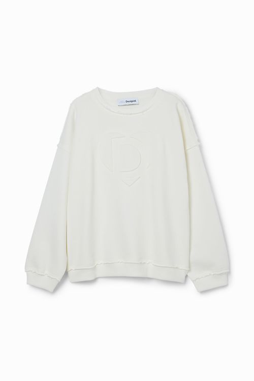 Embossed imagotype sweatshirt