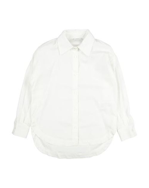 L:ú L:ú By Miss Grant Kid Girl Shirt White Size 10 Cotton, Elastane