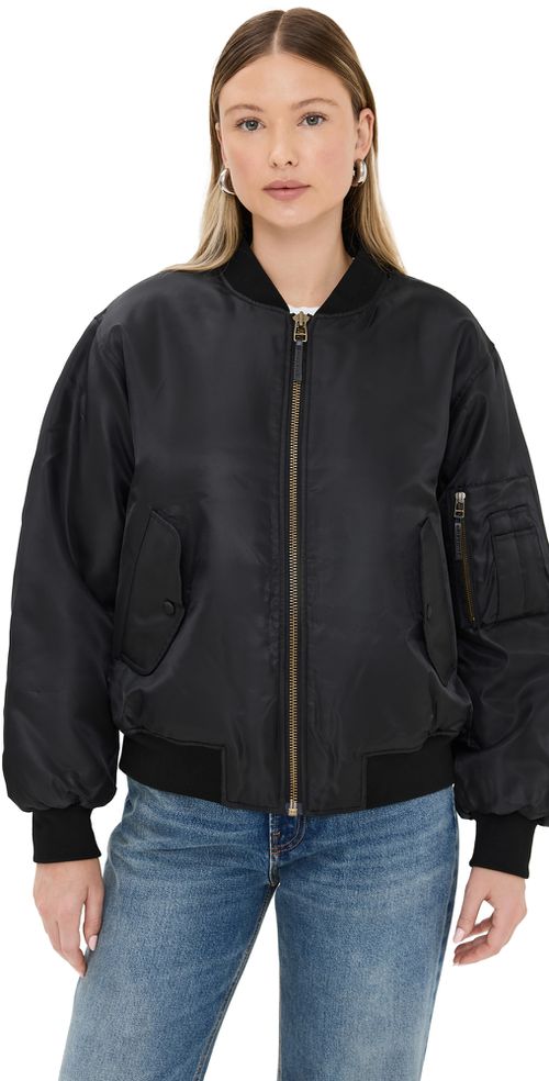 Leon Bomber Jacket Black