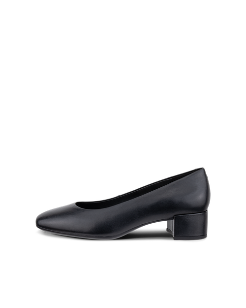 LIVA 35 - Escarpins cuir pour femme - Noir - 35
