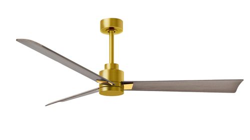 Brushed Brass 56" Ceiling Fan from the Alessandra Collection