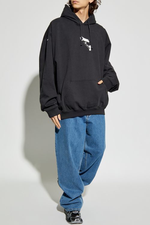 Jeans With Logo, Men's, Blue