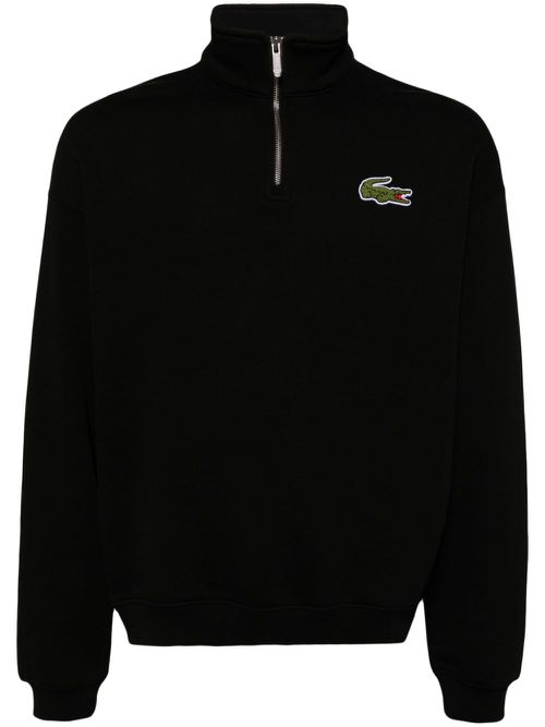 High collar sweatshirt - Black