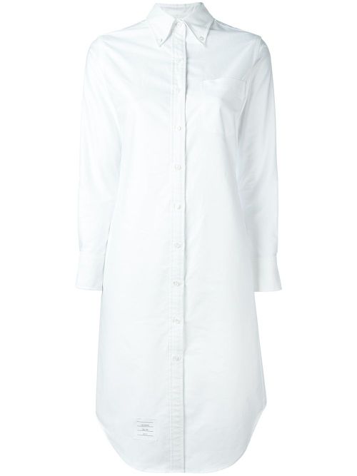 Classic shirt dress - White