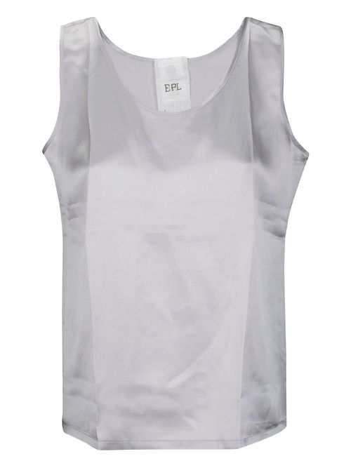 EPL silk tank top - Grey