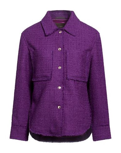 Woman Jacket Mauve Size 10 Wool, Polyamide, Elastane