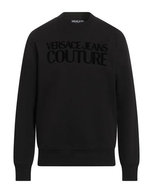 Man Sweatshirt Black Size L Cotton