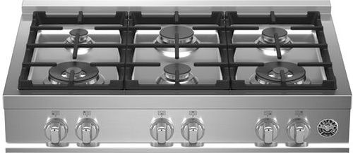 Bertazzoni Master 36" Liquid Propane Rangetop MAST366RTXELP