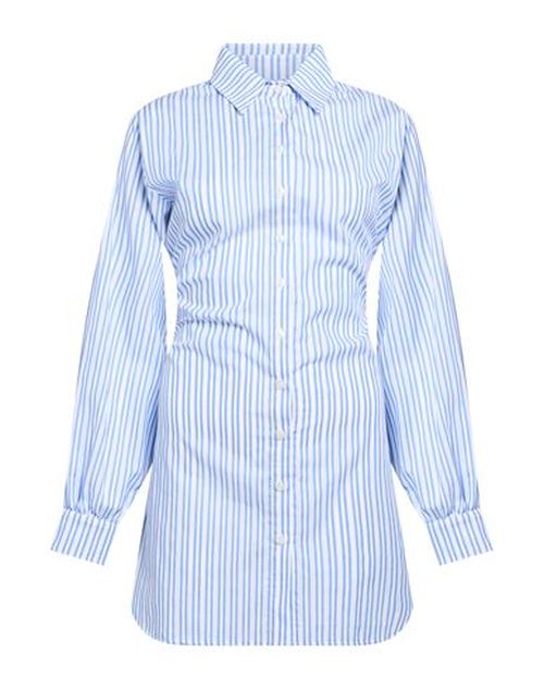 Woman Mini dress Light blue Size 8 Cotton