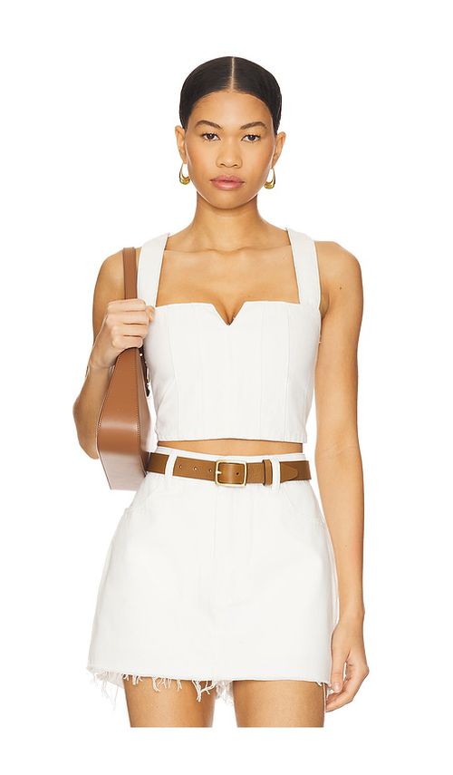Show Me Your Mumu Crossroads Corset Top in White.  XS. Also in L, M