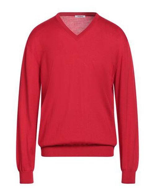 Man Sweater Red Size 44 Merino Wool
