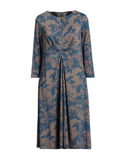 Nenè Woman Midi dress Slate blue Size 8 Viscose, Elastane