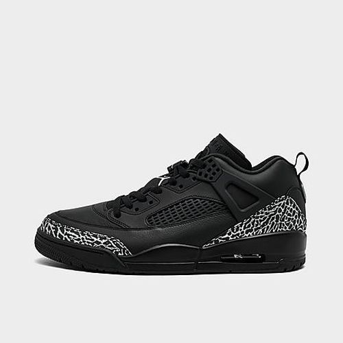Men's Spizike Low Casual Shoes in Black/Metallic Silver