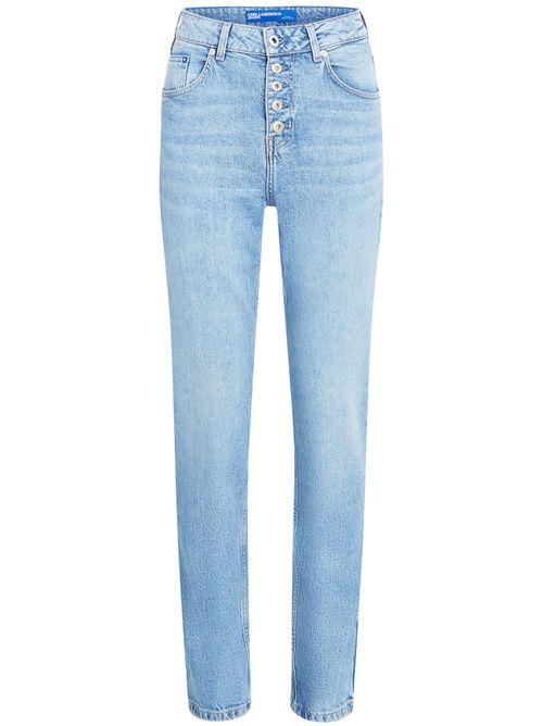 High-rise tapered jeans - Blue