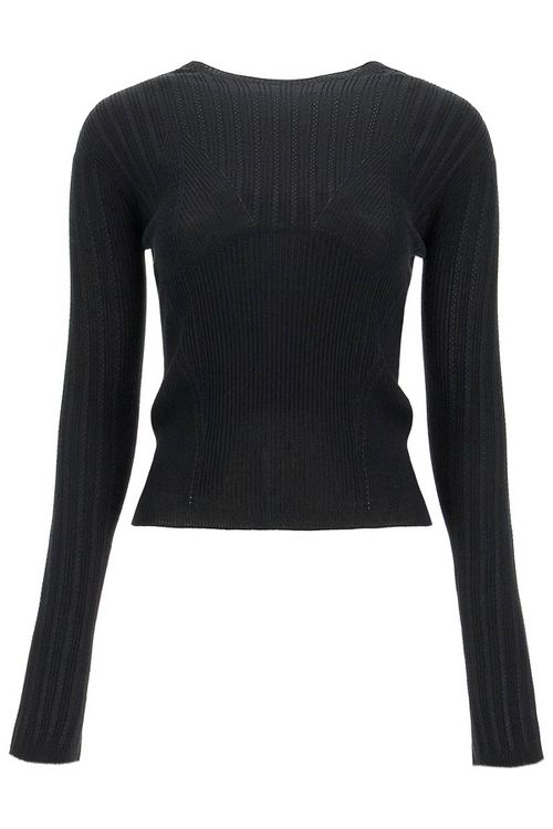 Ribbed Crewneck Sweater