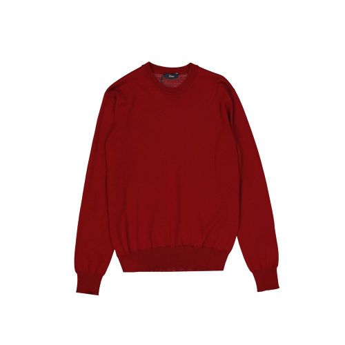 Virgin Wool Sweatshirt — Red