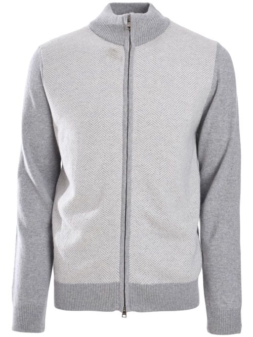 Zip-fastening jacket - Grey