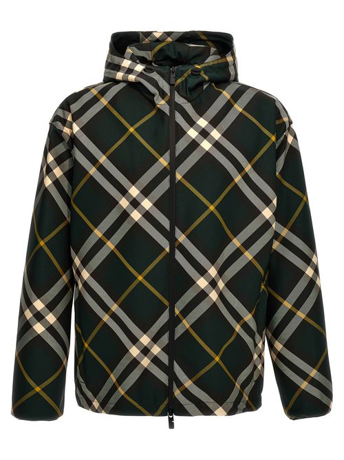 -Check Jacket Giacche Verde-Uomo