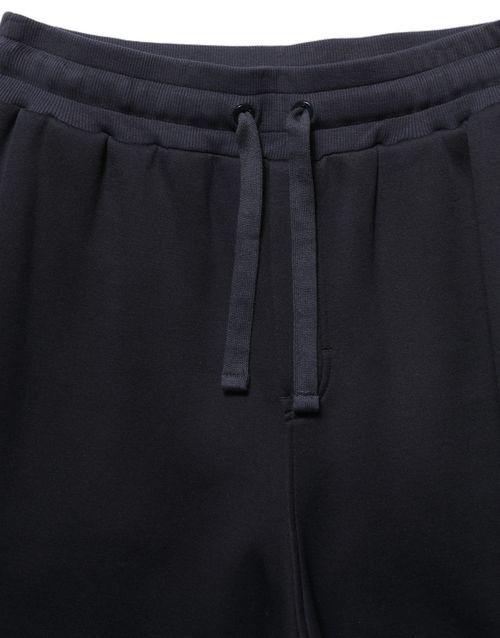 Viscose Drawstring Joggers — Black